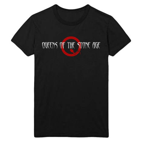 Queens of the Stone Age tričko Text Logo Čierna