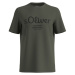 s.Oliver LOGO T-NOOS Pánske tričko, khaki, veľkosť