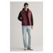 VESTA GANT LIGHT DOWN VEST WINE RED