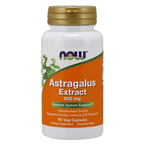 NOW® Foods NOW Astragalus Extrakt (extrakt z Kozinca), 500 mg, 90 veg. kapsúl