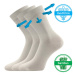 Lonka Drbambik Unisex ponožky s voľným lemom - 3 páry BM000003618800101175 svetlo šedá