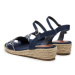 Tommy Hilfiger Espadrilky Rope Wedge Sandal T3A7-33287-0890 Tmavomodrá