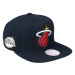 Mitchell & Ness NBA Miami Heat Top Spot Snapback Hwc Heat Cap HHSS2976-MHEYYPPPBLCK