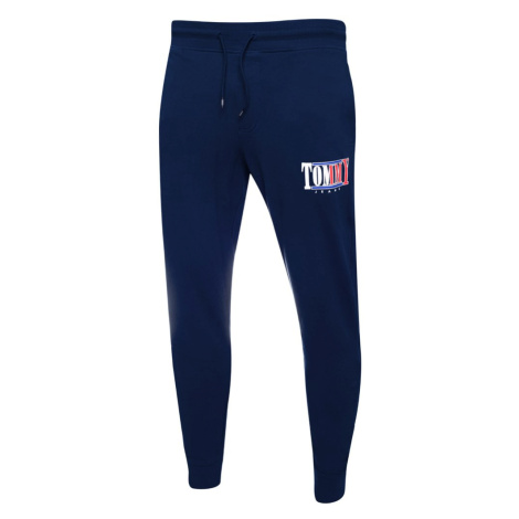 Tmavomodré pánske tepláky Tommy Jeans