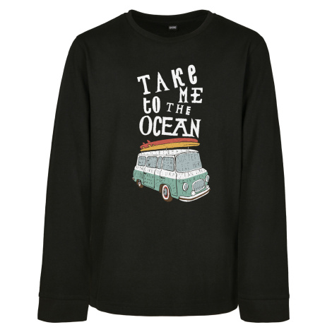 Kids Take Me To The Ocean Longsleeve Black