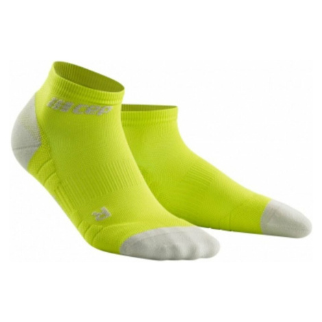 CEP WP5AEX Compression Low Cut Socks 3.0 Lime-Light Grey