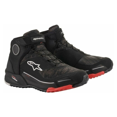 Alpinestars CR-X Drystar Riding Shoes Black/Camo/Red Topánky