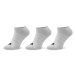 Adidas Súprava 3 párov krátkych ponožiek unisex Thin And Light HT3463 Biela