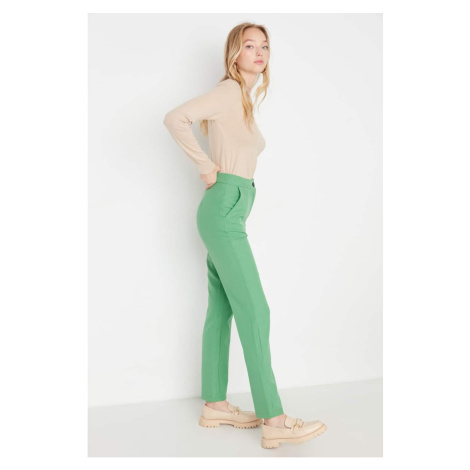 Trendyol Green High Waist Trousers