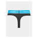 Calvin Klein Underwear Stringové nohavičky 000QF7279E Čierna