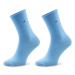 Tommy Hilfiger Súprava 2 párov vysokých dámskych ponožiek 371221 Modrá