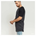 Tričko Urban Classics Shaped Raglan Long Tee Black