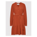 Selected Femme Košeľové šaty Mivia 16079687 Červená Regular Fit