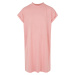 Turtle Extended Shoulder dress for girls - pink