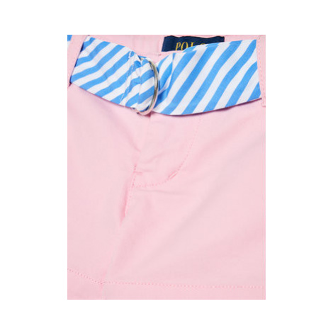Polo Ralph Lauren Bavlnené šortky Solid Chino 312834890002 Ružová Regular Fit