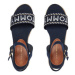 Tommy Hilfiger Espadrilky Rope Wedge Sandal T3A7-33287-0890 M Tmavomodrá