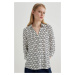 DEFACTO Regular Fit Long Sleeve Patterned Shirt