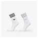 adidas Mid-Cut Glitter Crew Socks 2-Pack White/ Grey Two/ Black