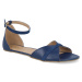 Barefoot dámské sandály Shapen - Petal Royal Blue Leather N modré