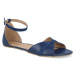 Barefoot dámske sandále Shapen - Petal Royal Blue Leather N modré