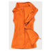 Dámska plyšová vesta v neónovo oranžovej farbe (HH003-34)