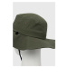 Bavlnený klobúk Quiksilver zelená farba, bavlnený