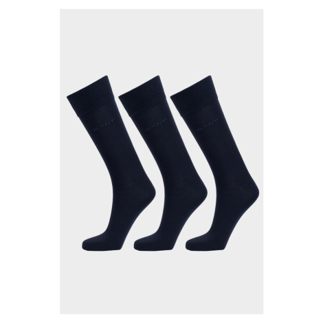 PONOŽKY GANT SOFT COTTON SOCKS 3-PACK MARINE