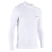 Pánske tričko Top 100 s ochranou proti UV žiareniu s dlhým rukávom biele