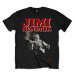 Jimi Hendrix Tričko Block Logo Unisex Black