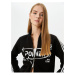 Koton Crop Double Sided Zippered Sweatshirt Printed High Neck Striped