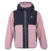 Dievčenská flisová mikina so zipsom COLOR KIDS Teddy fleece jacket, zephyr