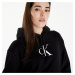 Mikina Calvin Klein Jeans Satin Hoodie Black