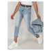 Spodnie damskie jeansowe GLAM JEANS niebieskie Dstreet