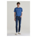 DŽÍNSY GANT EXTRA SLIM ACTIVE RECOVER JEANS DARK BLUE WORN IN