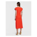 Lauren Ralph Lauren Každodenné šaty 250872144002 Oranžová Regular Fit