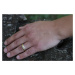 Snubný oceľový prsteň pre mužov a ženy KMR10006