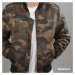 Bunda Urban Classics Camo Basic Bomber Jacket Camo Green