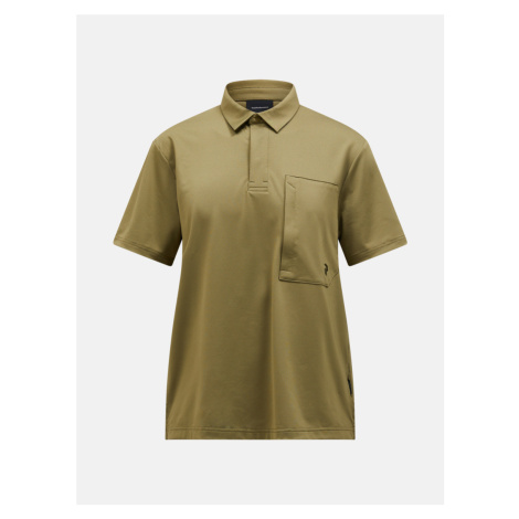 Polokošeľa Peak Performance M Pocket Polo Snap Green