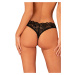 Tanga Obsessive Donna Dream crotchless thong Farba: Čierna