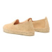 Manebi Espadrilky Suede Flat Espadrilles Béžová