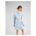 MICHAEL Michael Kors Košeľové šaty  nebesky modrá / biela