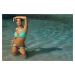 Roxie Cubano-Seafoam Glow swimsuit M-326 mint with chocolate As in the picture