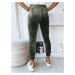 FRAGILE Women's Trousers Green Dstreet