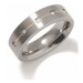 Boccia Titanium Snubný titánový prsteň s diamantmi 0101-19 62 mm