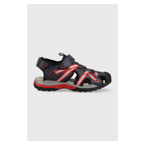 Detské sandále Geox červená farba
