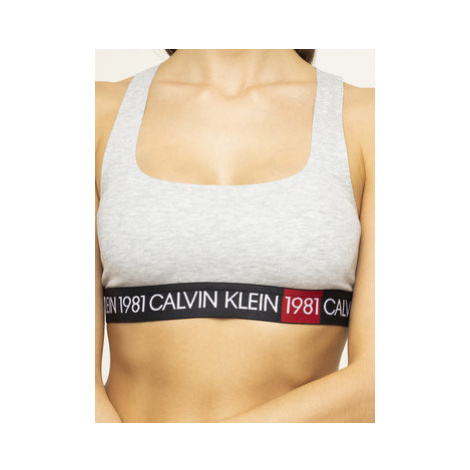 Calvin Klein Underwear Podprsenkový top 000QF5577E Sivá