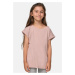 Girls' organic T-shirt with extended shoulder dukrose