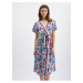 Orsay Pink-Blue Women Flowered Dress - Women