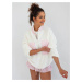 Women's sweatshirt Sensis Nanny length/r S-XL ecru-pink 001