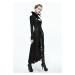 kabát DEVIL FASHION Scarlet Town Gothic Overcoat with Medici Collar